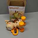 Nicmore Automatic Bubble Machine Toddler Toys: Giraffe Bubble Lawn Mover Outdoor Toy for 1 2 3 4 5 Year Old Boy Girl - Push or Handheld Bubble Maker Blower for Age 1-3 Kids Birthday Gifts