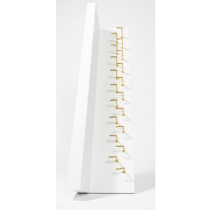 EVERMORE Medal Hanger Display and Trophy Shelf with Hooks  Wooden Medal Holder for Wall Mount Ribbon Display, Trophy Display Shelf for Gymnastics, Soccer, Running Race Medals Awards Rack