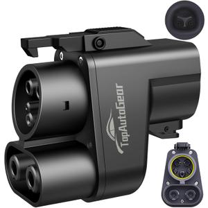 2025 Upgraded for Tesla Supercharger to CCS1 Charger Adapter - 500 A 1000V DC Fast Electric Vehicle Charging Adapter with Vortex Plug Compatible with Tesla Supercharger, Fit for Rivian, Ford, GM EVs