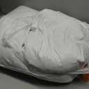 24x24 Inch Gold Goose Down and Feather Throw Pillow Inserts-2 Packs, White, Super Soft Cover, Double Layer Down Proof Design, High Filling Weight.