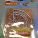 Creativity for Kids Window Art Fun Fruits - Paint and Decorate 2 Suncatchers, Create Your Own Window Art for Kids 2 Pack