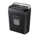 Bonsaii 6-Sheet Crosscut Paper Shredder for Home Use, Small Paper Shredder for Home Office, Portable Document Shredder with 3.4 Gal Wastebasket (C237-B)