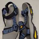 CAMEL CROWN Mens Waterproof Hiking Sandals with Arch Support Open Toe Summer Outdoor Beach Water Comfortable Sport Sandals (9.5, Light Blue Black)