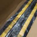 Happybuy 4 Pack of 1-Channel Rubber Cable Protector Ramps Heavy Duty 18000Lbs Load Capacity Cable Wire Cord Cover Ramp Speed Bump Driveway Hose Cable Ramp Protective Cover
