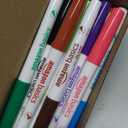 Amazon Basics Low Odor Ultra Fine Tip Dry Erase Whiteboard Markers for Precise Writing, Thin Lines, Assorted Colors, 12-Pack