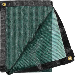 e.share 70% Shade Cloth for Garden, 12 Ft X 6 Ft Sun Shades Outdoor Patio with Grommets for Plant Covers,Porch Screen,Pergola Shade Cover,Greenhouse,Green