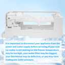 DA97-07603B Ice Maker Assembly, Compatible with Samsung Refrigerator, Replaces DA61-03213B & DA97-07603A, OEM Replacement Ice Maker DA97-07603B