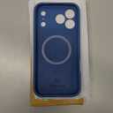 Miracase Magnetic for iPhone 17 Pro Max Case, Compatible with MagSafe, Integrated Silicone Camera Control Cover, 3.0mm Thicken Shockproof Drop Protection Phone Case for 17 ProMax, Capri Blue