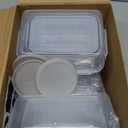 40 PCS Food Storage Containers with Lids Airtight (20 Containers & 20 Lids), Plastic Storage Meal Prep Container-Stackable 100% Leakproof & Microwave Organization and Storage Sets, Lunch Containers