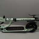 Aero Big Wheels Kick Scooter for Kids 6+, Teens & Adults | Light Up Wheels, Hand Brake, Rubber Deck Mat & Shock Absorption | Foldable & Height Adjustable