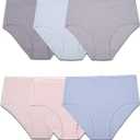 Fruit of the Loom Women's Beyondsoft Underwear, Super Soft Designed with Comfort in Mind, (8, Low Rise Brief - Modal - 6 Pack - Colors May Vary)