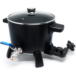 Wax Melter for Candle Making, 6Qts Candle Wax Melting Pot with Spout for Soy Wax Soap Base Easy Pour & Non-Stick & Temps