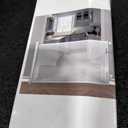 Extra Long Baby Gate Extra Wide, Large Dog Gate Indoor, Child Proof Gate, Kiddie Gates, Baby Gate for Doorways, White, Dog Gates for The House, Extra Tall Pet Gate, White, Size 42 Extra Tall x 100 Wide