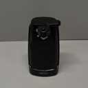 bella Electric Can Opener and Knife Sharpener, Removable Cutting Lever, Cord Storage, Stainless Steel Blade, Black