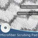 Rotating Mop Replacement Pads Compatible with Bissell Spin-Wave 3897A 3712C 3712W SmartSteam Scrubbing Steam Mop, Spinwave Mop Pads 12 Pack
