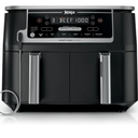 Ninja DZ550 Foodi 10 Quart 6-in-1 DualZone Smart XL Air Fryer with 2 Independent Baskets, Smart Cook Thermometer for Perfect Doneness, Match Cook & Smart Finish to Roast, Dehydrate & More, Grey