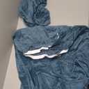 ZNSAYOTX Luxury Velvet Chair Slipcovers with Arm 2 Piece Stretch Chair Covers for Living Room Thick Soft Armchair Slipcover Anti Slip Pet Friendly Furniture Protector (Peacock Blue),30"-47"(1 CUSHION)