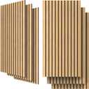 UMIACOUSTICS 6 Packs Acoustic Panel,47.2 x 23.6 Inches Decorative Sound Proof Panel for Office,Home Theater,Studio,Khaki