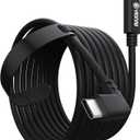 Link Cable 16FT for Meta/Oculus Quest 3S/Quest 3/Quest 2/Pro Accessories, High Speed Data Transfer Type C Replacement Charging Cable,Fast Charger USB C to USB C 3.0 Cord for VR Headset(16FT)