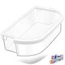 [2 PACK] UPGRADED WPW10289497 Refrigerator Door Bin Compatible with Whirlpool Refrigerator Door Shelf Bin W10289497, KitchenAid Kenmore Door Shelf WRF535SWHZ WRF535SMBM WRF535SWHV KRFC300ESS Shelves