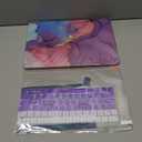 CISSOOK Compatible with MacBook Air 13.6 inch Case 2026 2025 2024 2022 Release M5 M4 M3 M2 Chip, Plastic Hard Shell Case Keyboard Cover for MacBook Air 13.6 inch A3449 A3240 A3113 A2681, Purple Marble