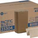 Pacific Blue Basic Recycled Multifold Paper Towels (Previously branded Envision) by GP PRO (Georgia-Pacific), Brown, 23304, 250 Towels Per Pack, 16 Packs Per Case, 250 Sheets