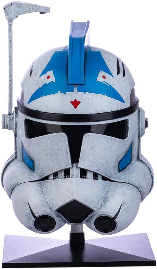 Evere SW Clone Arc Commander Helmet Cosplay Deluxe Halloween Collectible Prop, One Size (White)