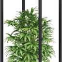 yeavs 2Tier Plant Stand Indoor, 34" Tall Modern Plant Shelf Corner Flower Pot Holder Organizer for Living Room Balcony Garden, Rustic Brown