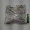 Amazhiyu Womens Pure Linen Dress, Short Sleeve Casual Button Down Linen Dresses, Midi Shirt Dress with Pockets and Removeable Belt, Linen, S