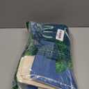 AVOIN colorlife Blue Hydrangea Spring Summer Throw Pillow Covers, 20 x 20 Inch Today is A Good Day Dark Blue Cushion Case Decoration for Sofa Couch Set of 4 (Blue)