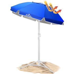 JoeShade Portable UV Sun Shade Umbrella with Tripod Stand – Lightweight, Adjustable, and Instant Sun Protection for Outdoor Sports, Camping, and More – Blue