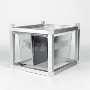 13x10x8 Stackable Reptile Rack, 6-Level, Removable Divider, Ventilated