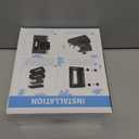 Anti-Theft Ring Doorbell Mount, Adjustable No-Drill Stainless steel Mounting Bracket Cover Holder Compatible with Ring Doorbell 4/3/2/1 for Home Rentals Office Room, White