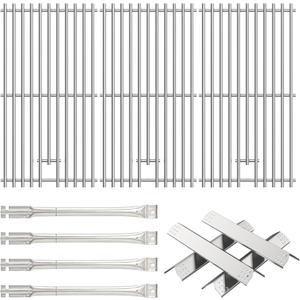 Grill Replacement Parts for KitchenAid 720-0954 720-0954A 720-0954CO 720-0954L 720-0733 720-0733A 720-0733D 730-0733, Stainless Steel Cooking Grates, Heat Plates, Burner Tubes for Nexgrill 720-0954