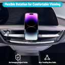 Car Phone Holder Fits for Cadillac Lyriq 2023-2025 Accessories,Thick Cases Friendly,Cell Phone Mount for 4-7 in Phones,360 Degree Rotation,Easy to Install