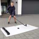 Hockey Revolution Shoot Pad - Hockey Sports Training Aid for Shooting, Passing and Stick handling - Hockey Skills Training Practice Surface 30"x 60" - Reel Ice Feeling Roll Board