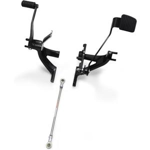 For Harley Softail Rider extended Standard Forward Control Kit w/footboards floorboards 2018-up (Black Forward Control)