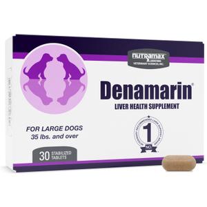 Nutramax Denamarin Liver Health Supplement for Large Dogs - With S-Adenosylmethionine (SAMe) and Silybin, 30Count (Pack of 1)