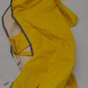 SlowTon Dog Raincoat, Adjustable Dog Rain Jacket Clear Hooded Double Layer, Waterproof Poncho with Reflective Strip Straps and Storage Pocket for Small Medium Large Dogs(XXL) (Yellow)