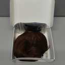 FESHFEN 100% Human Messy Bun - Human Hair Bun Real Elastic Scrunchies Hair Pieces Soft Fluffy Wavy Ponytail Extensions Updo Chignon Hairpieces for Women, Medium Chestnut Brown