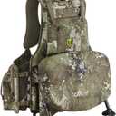 TIDEWE Vest with Seat, Vest with Game Pouch and Kickstand, Strut Camo Clothes for Men Women (Truetimber Strata)