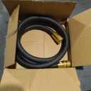 Giraffe Tools Garden Hose 6ft x 5/ 8'', Short Water Hose Heavy Duty, Lightweight, Flexible Hybrid Hose, Male to Female Fittings