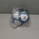 Soccer Ball Size 3,4,5 Soft PU for Practice Training Gift Boys Girls Kid Come with Pump and Needle (Blue)