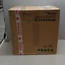 TeakCraft Teak Shower Stool with Shelf  Water Resistant, Non-Slip Premium Indonesian Teak Wood Bath Seat Bench for Shower  Fully Assembled Wood Spa Bath Organizer Seat with Leveling Feet, The Randi