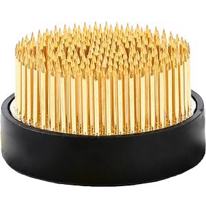 Generic Flower Frogs Steel Needle Floral Frogs for Arrangements Vase Frog Reusable Floral Arranging Tool Home DIY Craft2.4inch, Copper