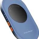 Vaydeer Ultra Slim Mouse Mover, Air 3 Mouse Jiggler with Adjustable Interval Timer, Undetectable & Noiseless, Simulates Realistic Mouse Movement, Driver-Free for Keeping The PC Active and Secure (Dark Blue)