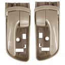 Set of Inside Interior Door Handles Compatible with Sienna 2004-2010 Replaces 69206-AE010 FL, 69205-AE010 FR (Beige)