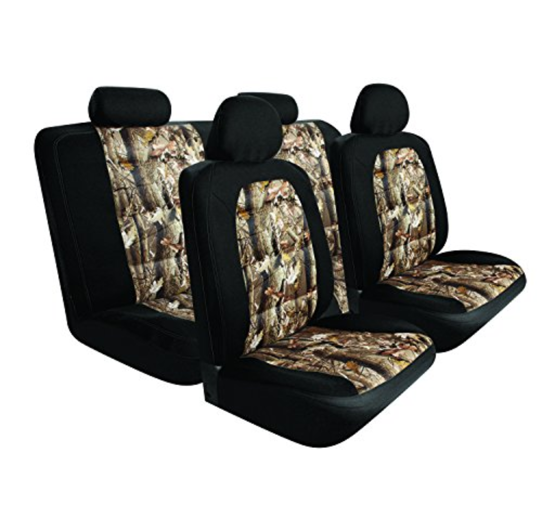 Pilot Automotive SC-5025E Black 10-Piece Camo Mesh Seat Cover