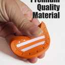 2 x 4 Pack Car Cup Coasters, Universal American Flag Non-Slip Silicone Cup Holder Inserts, Car Interior Accessories, Orange