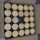 NETANY 24 Pcs Glass Spice Jars with Bamboo Lids, 4 oz Glass Jars with Minimalist Farmhouse Spice Labels Stickers, Collapsible Funnel, Seasoning Storage Bottles for Spice Rack, Cabinet, Drawer